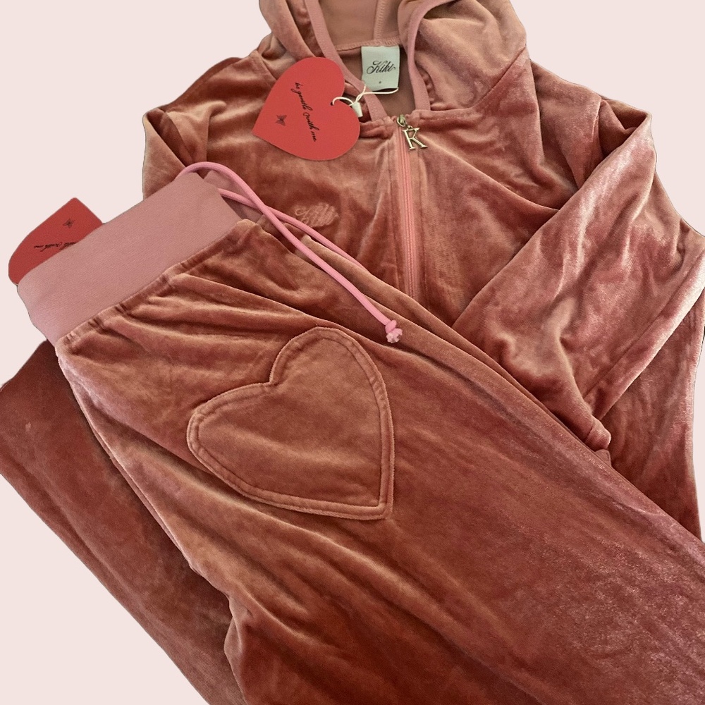 Pink Velour Set